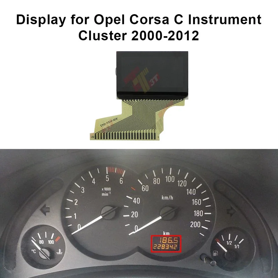 Display Car Dashboard Screen Replacement for Vehicle ModelsOpel Combo/Corsa/Meriva/Tigra Holden Vauxhall Chevrolet Instrument