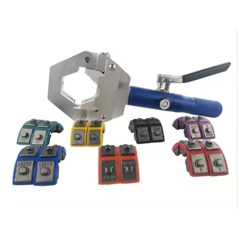 FS-7842 Manual Hydraulic Hose Crimping Tool Auto AC Hose Hydra-Crimper Repair Air Condition Hose