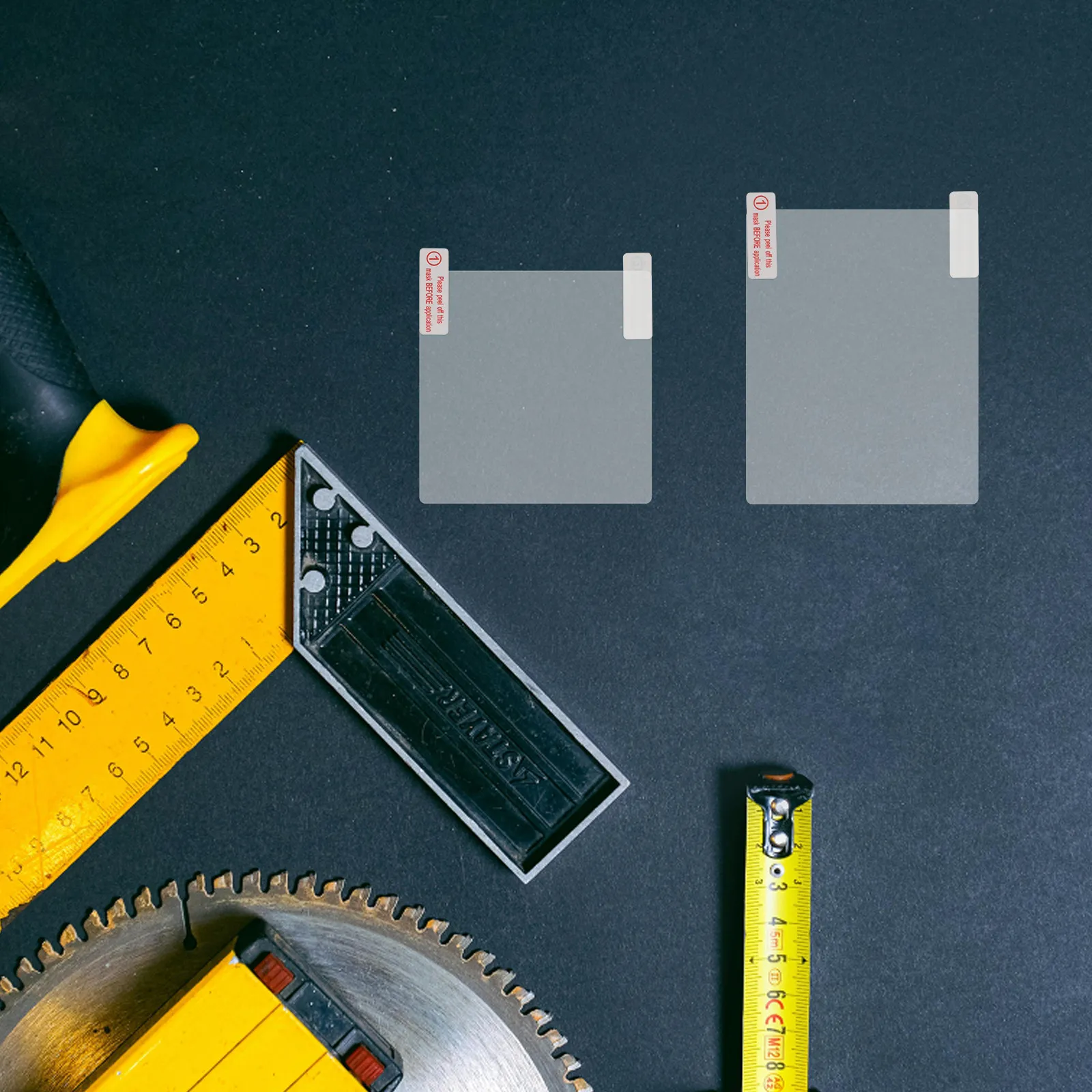 

1 set Electrostatic Sticker 3.1" 3.9"X3.1" Clear Thickened Film For Dash Cam Heat Resistant Windshield Static Cling Car