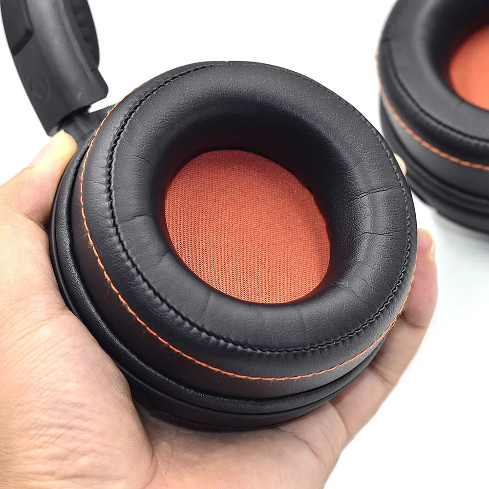 Ear Cushions Revitalize Your For SteelSeries SIBERIA 800 840 Headphones with Geekria Replacement Ear Pads in Black Color