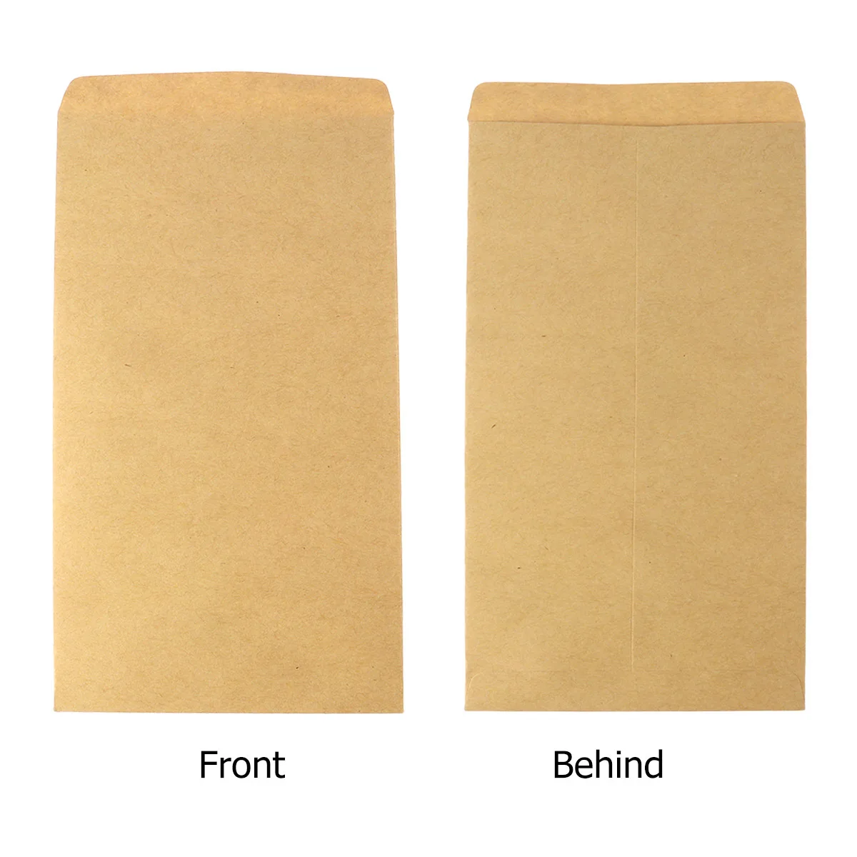 200Pcs Kraft Paper Envelopes Kraft Envelope for Wedding Engagement Festival Anniversary Invitations Retro Paper Envelope