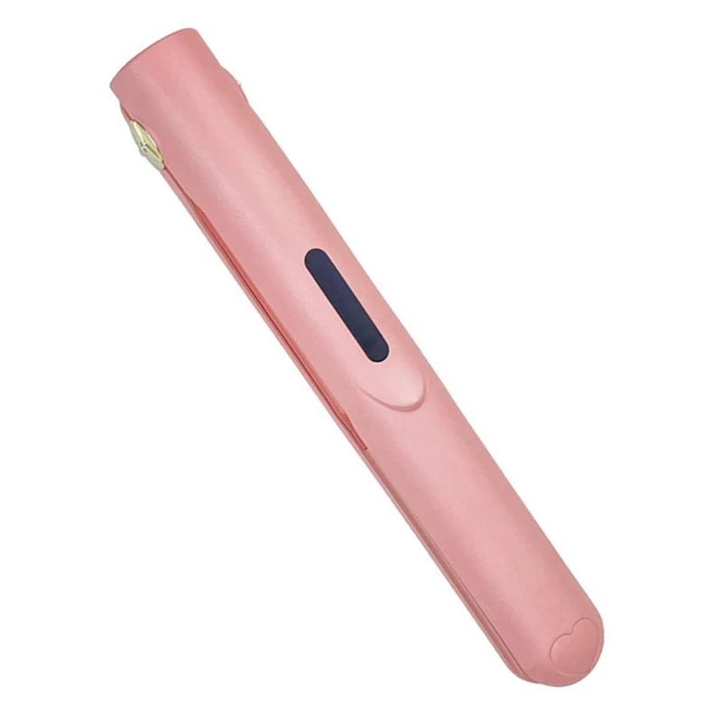 ABKR-Mini Беспроводная USB-зарядка Портативный зажим для завивки и выпрямления волос Маленький выпрямитель для волос двойного назначения