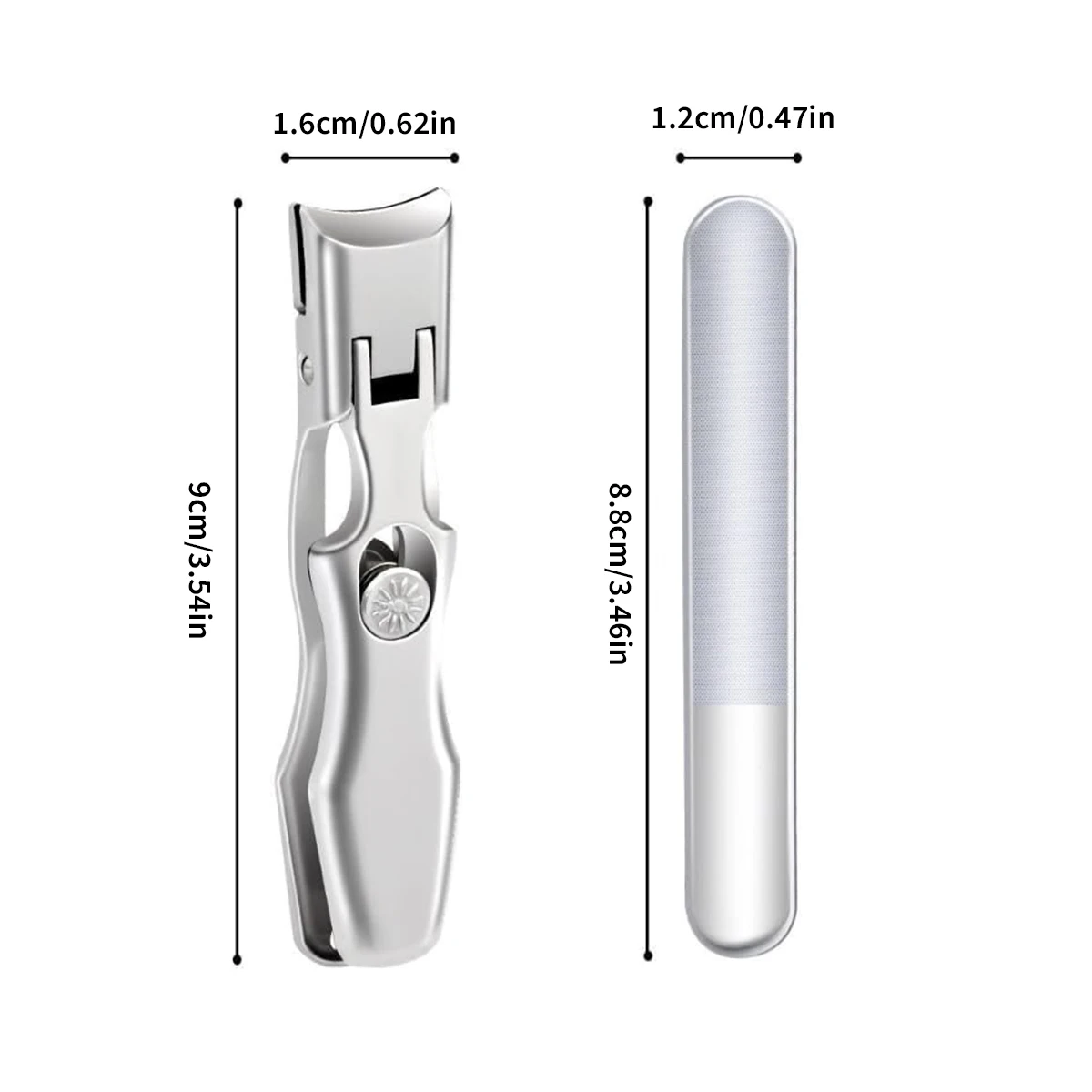 Sherum Nail Clippers Toe Nail Clippers For Thick Nails Ultra Sharp Stainless Cumuul Nail Clipper With Catcher For Men Women