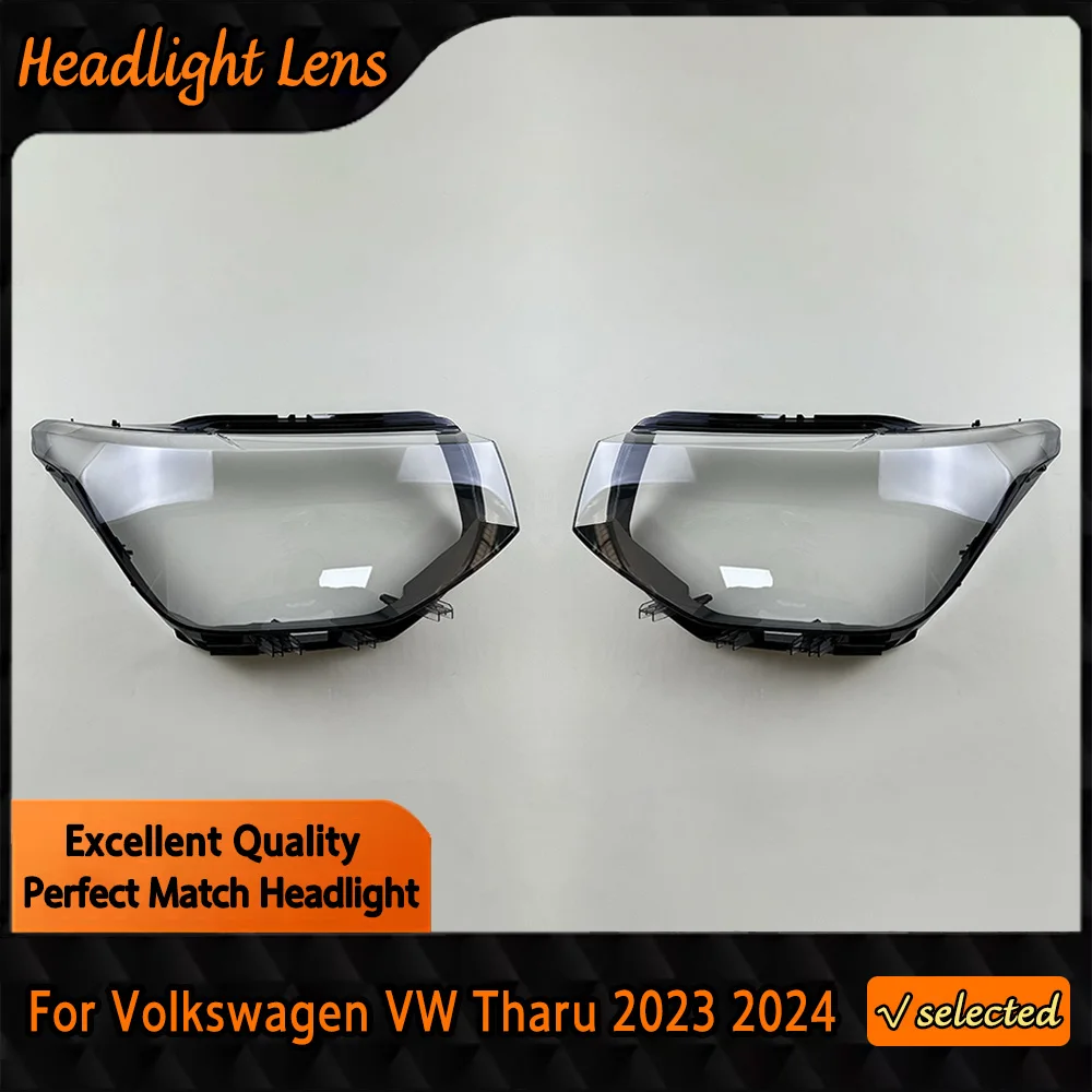 

For Volkswagen VW Tharu 2023 2024 Headlamp Transparent Lampshade Headlight Lampshell Plexiglass Replace Original Lens Cover