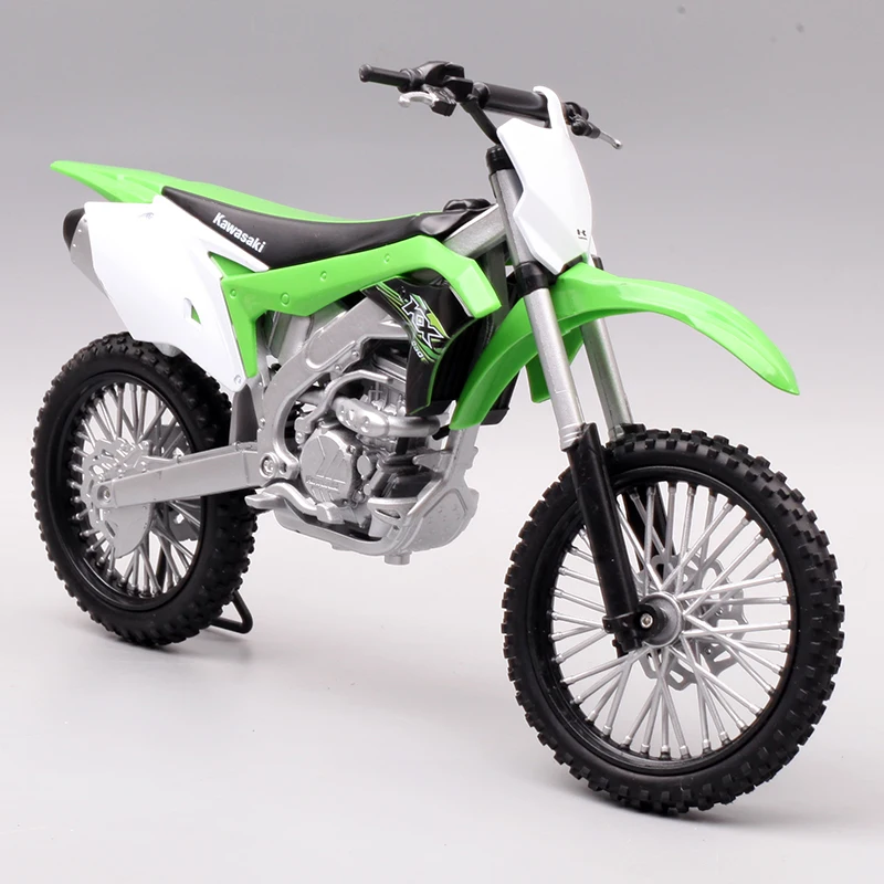 Welly 1:10 Kawasaki 2017 KX 250F Alloy Motorcycle Model High Simulation Diecast Metal Motorcycle Model Collection Children Gifts