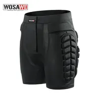 WOSAWE, pantalones cortos protectores para motocicleta para hombre, deportes de Snowboard, cadera, trasero, equipo de protección corporal, pantalones cortos de esquí para Motocross y bicicleta de Hockey MTB