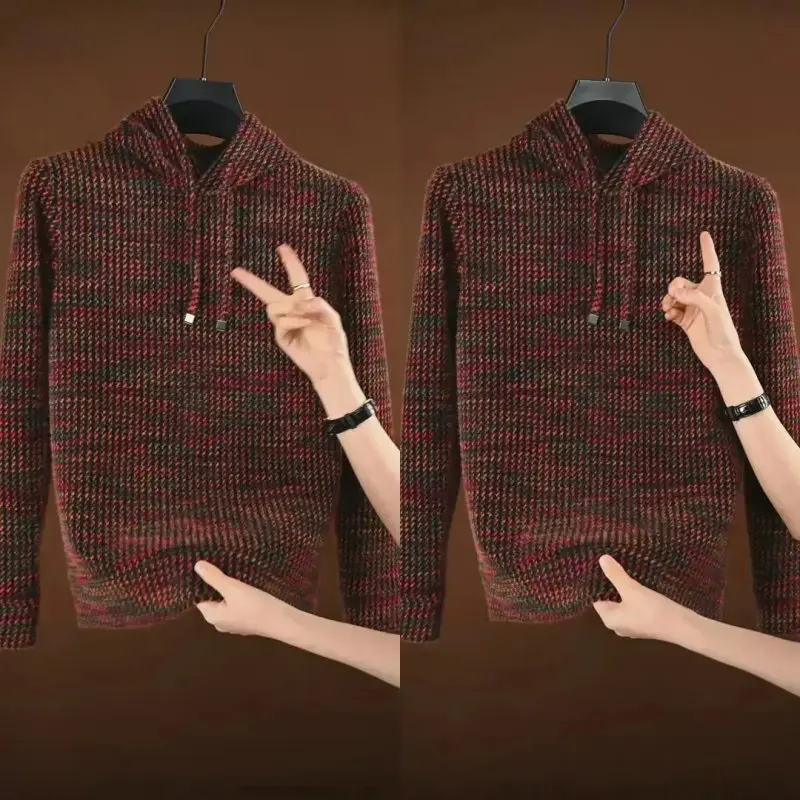 2025 New  Hoodie Jaet Couple Sweatirts Men's Youth Knitted Top Autumn Winter Men's Faion Casual Comfortable Fit