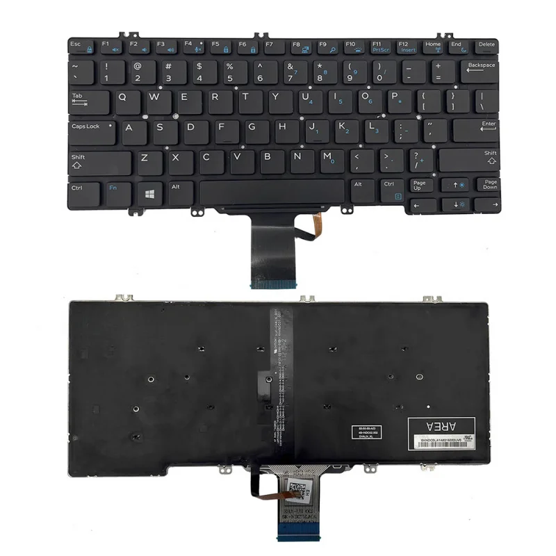 H FOR Dell Latitude E7280 7380 7390 7290 5289 5280 5290 Laptop Keyboard