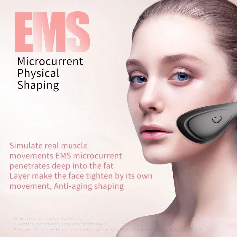 NEW Electric V Face Lifting Massager Face Slimming Belt Facial Muscle Stimulator Facial Tightening Machine EMS V-Face Exerciser