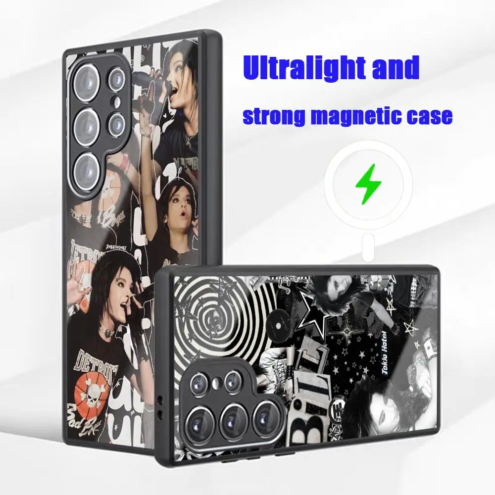 Hot Rock Band B-Bill KaulitzES Phone Case For Samsung S26 S25 S24 S23 S22 S21 S20 Plus Ultra Fold A Glass Magnetic Case