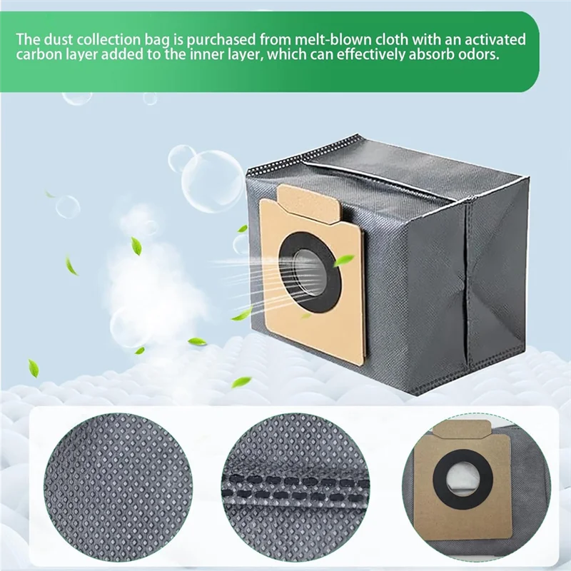 AT28-для пылесоса Eufy X10 Pro Omni, запасная часть, основная боковая щетка, фильтр Hepa, швабра, тканевые мешки для пыли