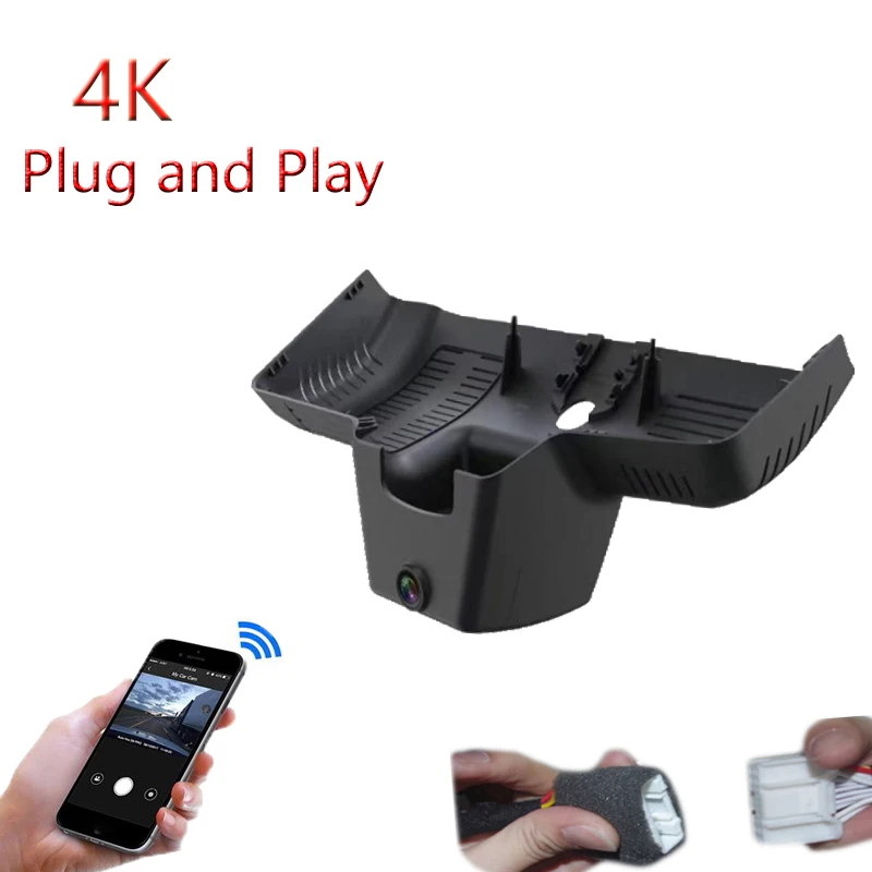 

4K Plug And Play For BAIC Beijing BJ30 BJ40 2024 2025 Car Wifi DVR Video Recorder Dash Camera Dashcam