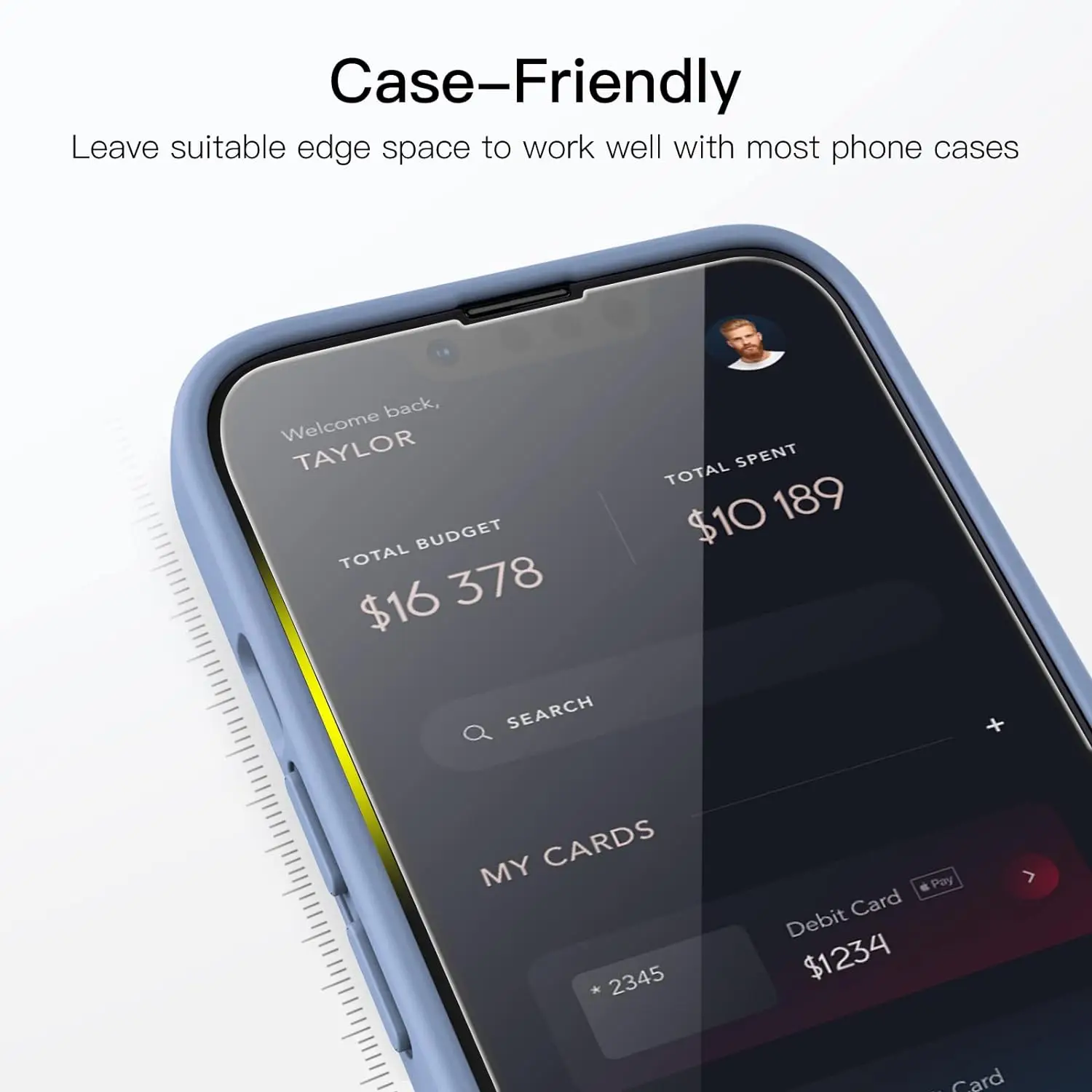 Suitable for iPhone 16e high aluminum glass high-definition protective film