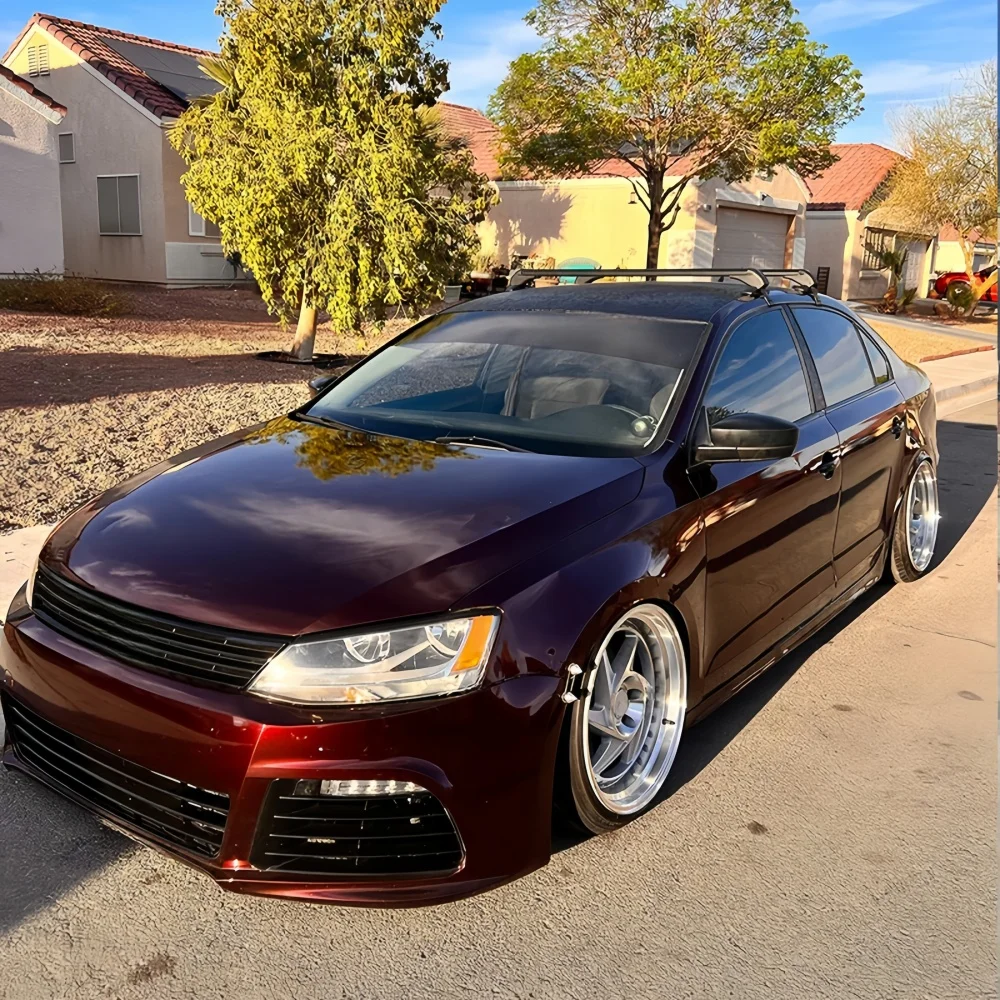 

Car Wrapping Supplier PVC PET Metallic Car Wrap Vinyl Gloss Black Rose OEM Factory Price Wrapping Car Film