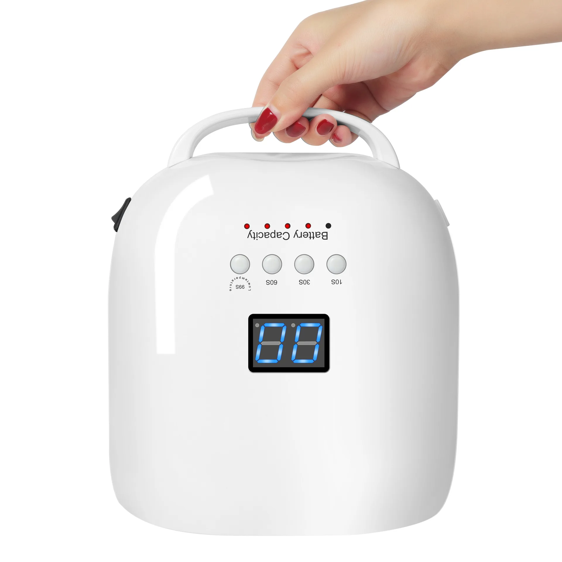 Cordless Uv Led Nail Lamp  Professional 86w Rechargeable Uv Lamp for Nails Lamp Uv Light for Nails Dryer for Gel