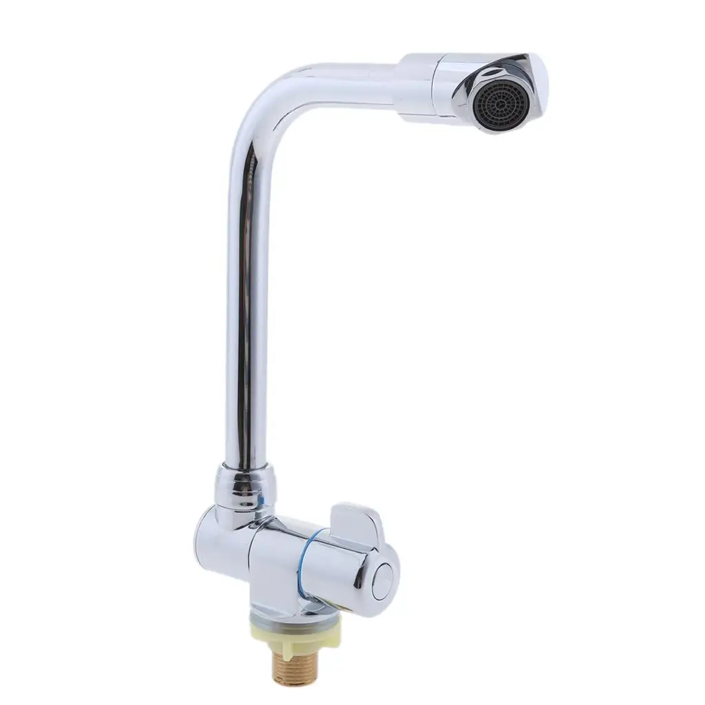 360 Rotation Garden Room kitchen counter Bathroom Single Cold Water Faucet #009