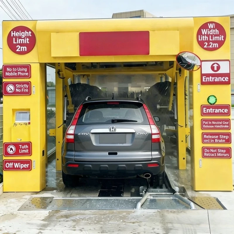 Advanced Design Tunnel Car Wash Machine Fully Automatic Car Washing Machine For Professional Vehicle Cleaning