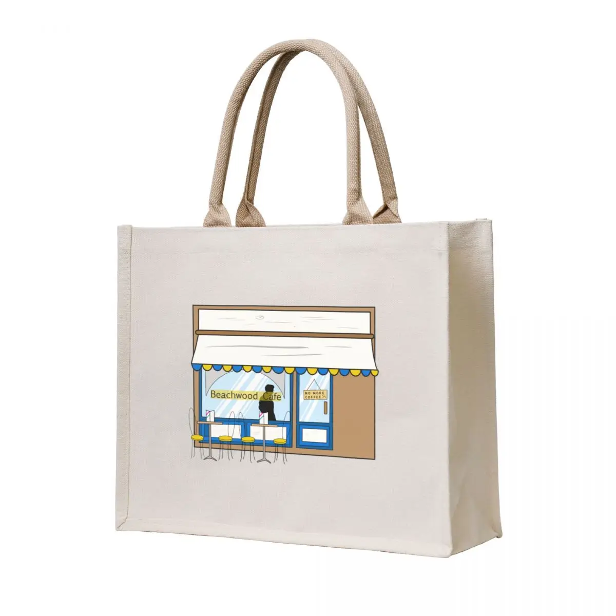 

The Coffee Is Out At The Beachwood Cafe Tote Bag shopping bag canvas shopping bag cute pouch