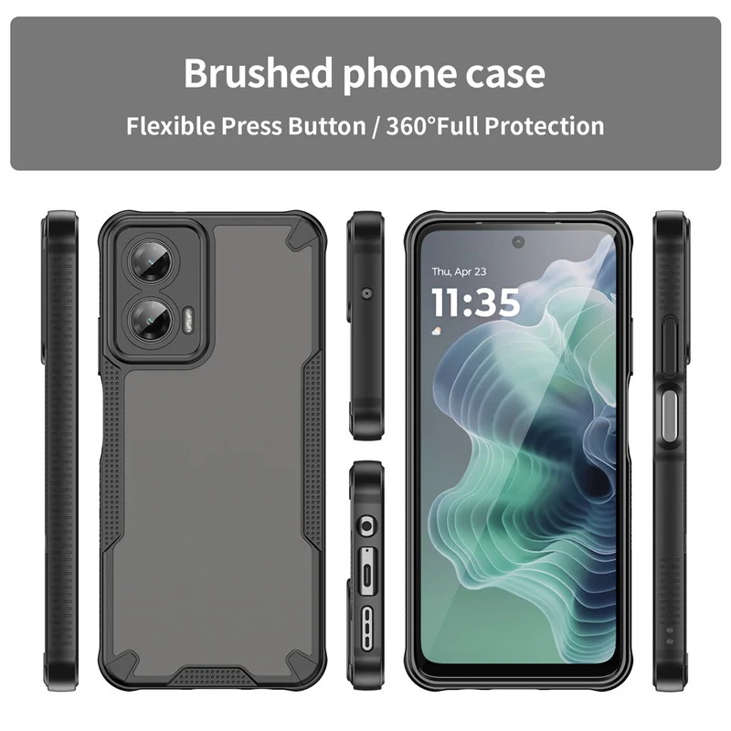Hybrid Rugged Protective Cover For Motorola Moto G35 G55 G75 5G Case Shockproof Coque Fundas Capa