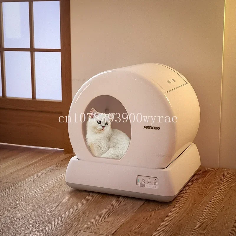 Fully Enclosed Deodorant Cat Toilet Large Cat Bedpans Automatic Smart Cat Litter Box Automatic Cleaning Cat Excrement Machine