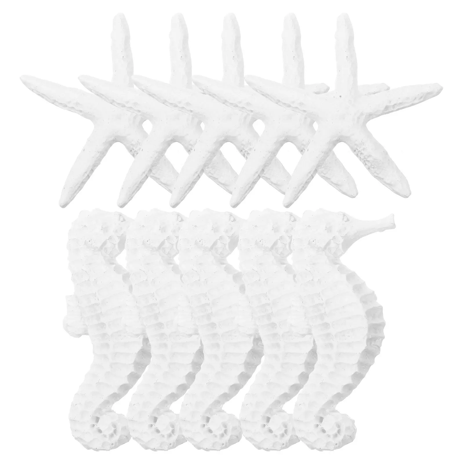 

25Pcs Fish Tank Decoration Resin Sea Star Hippocampus Underwater Landscaping Ornament Aquarium Adornment Lovely Ocean Atmosphere