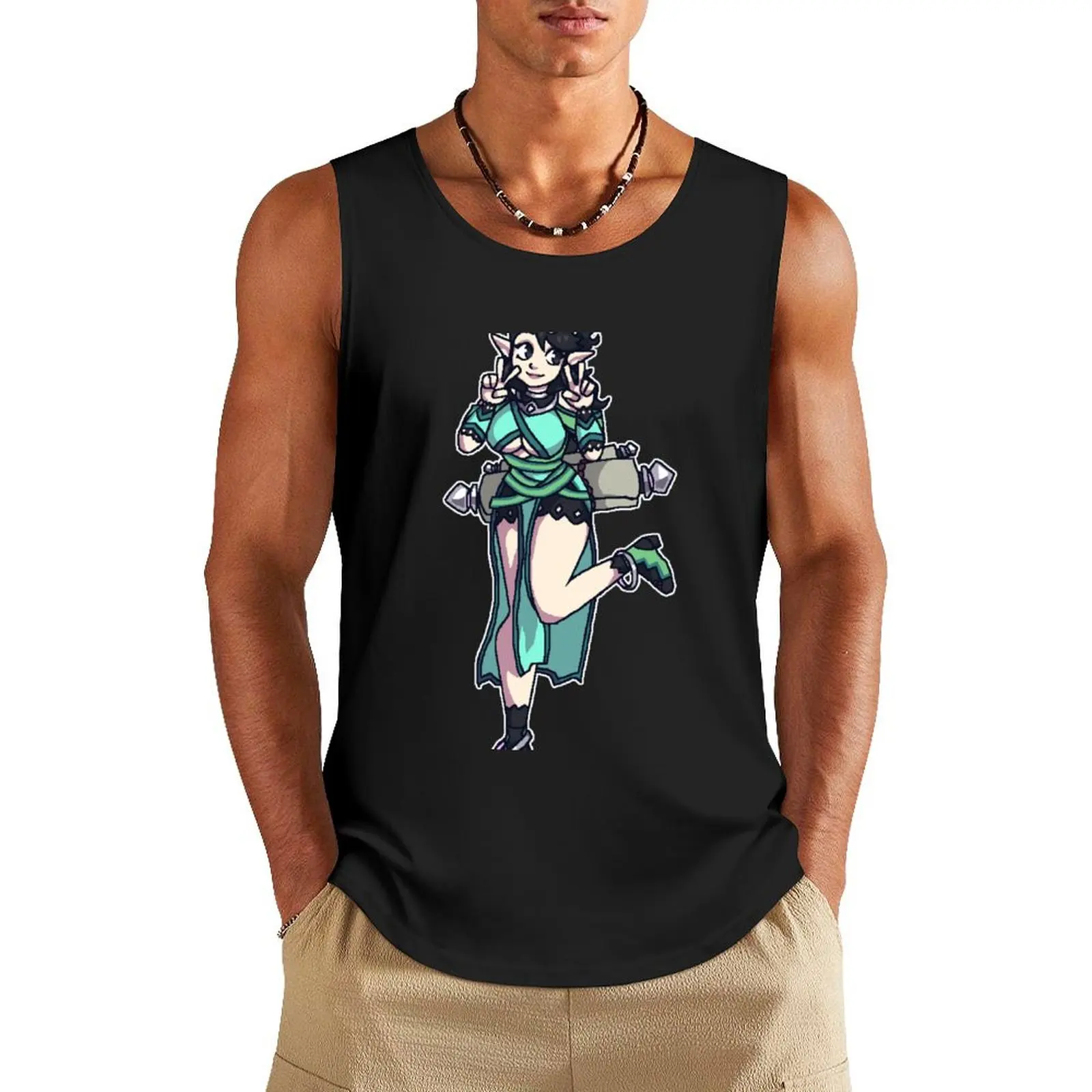 Ying Paladins Tank Top man sexy?costume Men's clothes luxury style