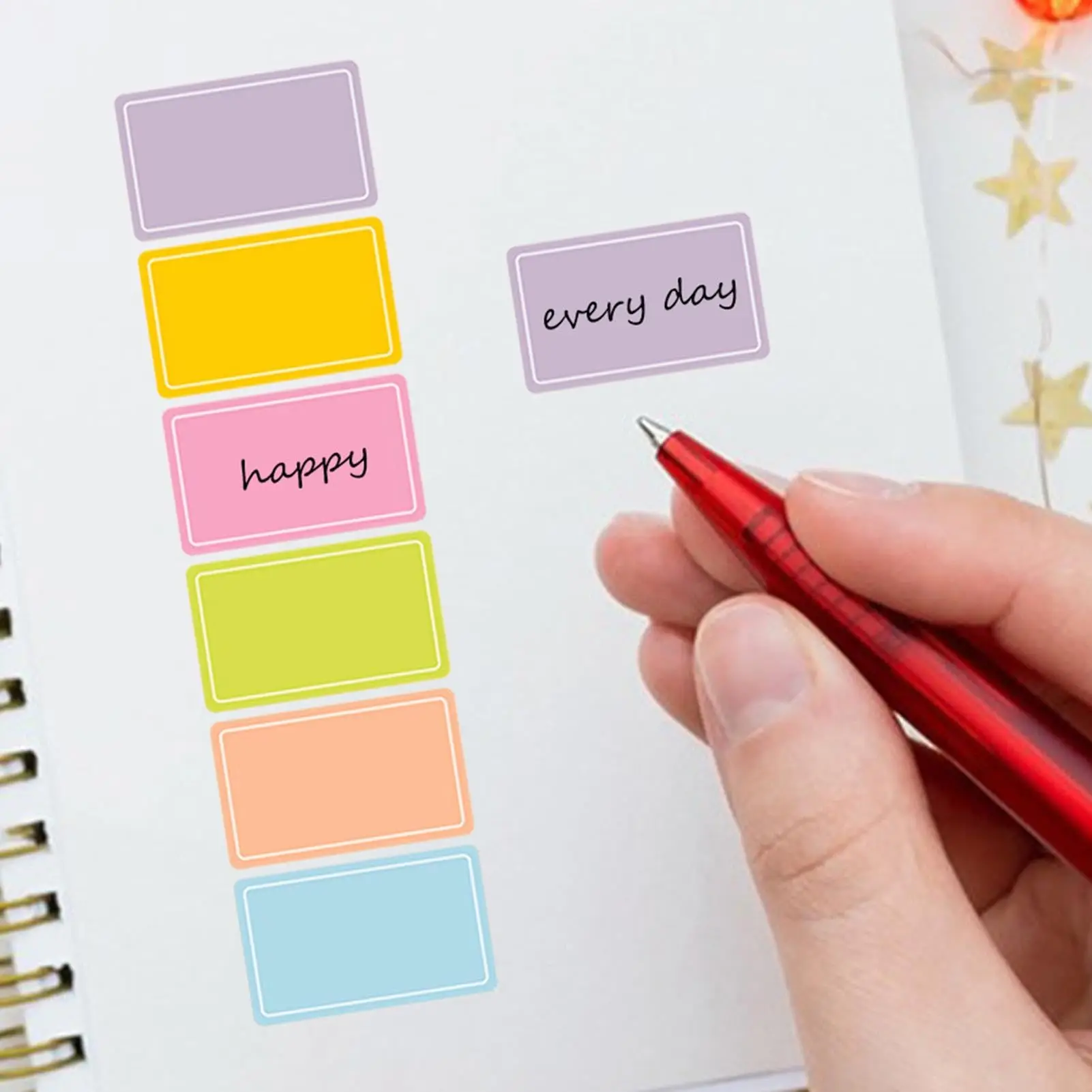 Waterproof Colored Labels Stickers Color-Coding Removable Labels Solid Colors Tags for Inventory Address File Classification