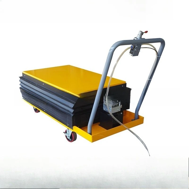Pneumatic lifting platform, pneumatic mobile vertical hoist factory direct sales small electric lift