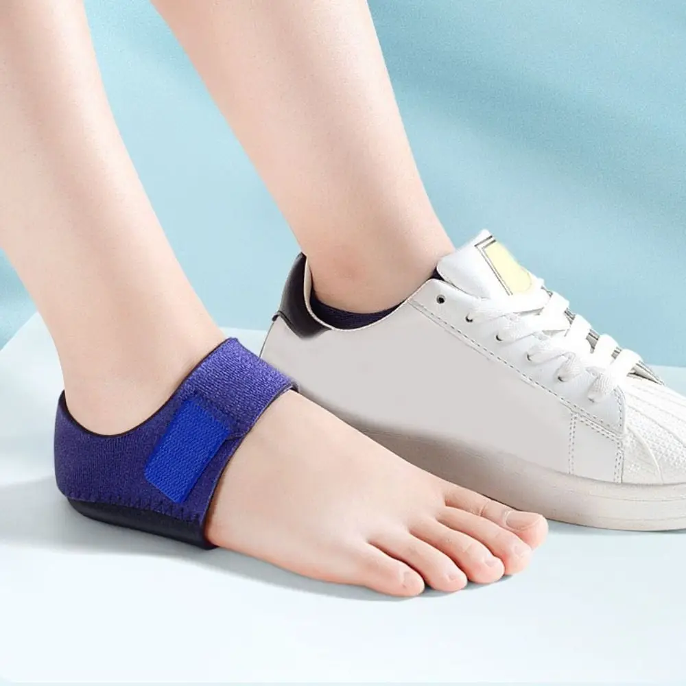 

2Pairs Soft Cushioning Heel Protection Cover Silica Gel Reusable Heel Shock Absorbers Washable Heel Cover Foot Arch Pads Travel