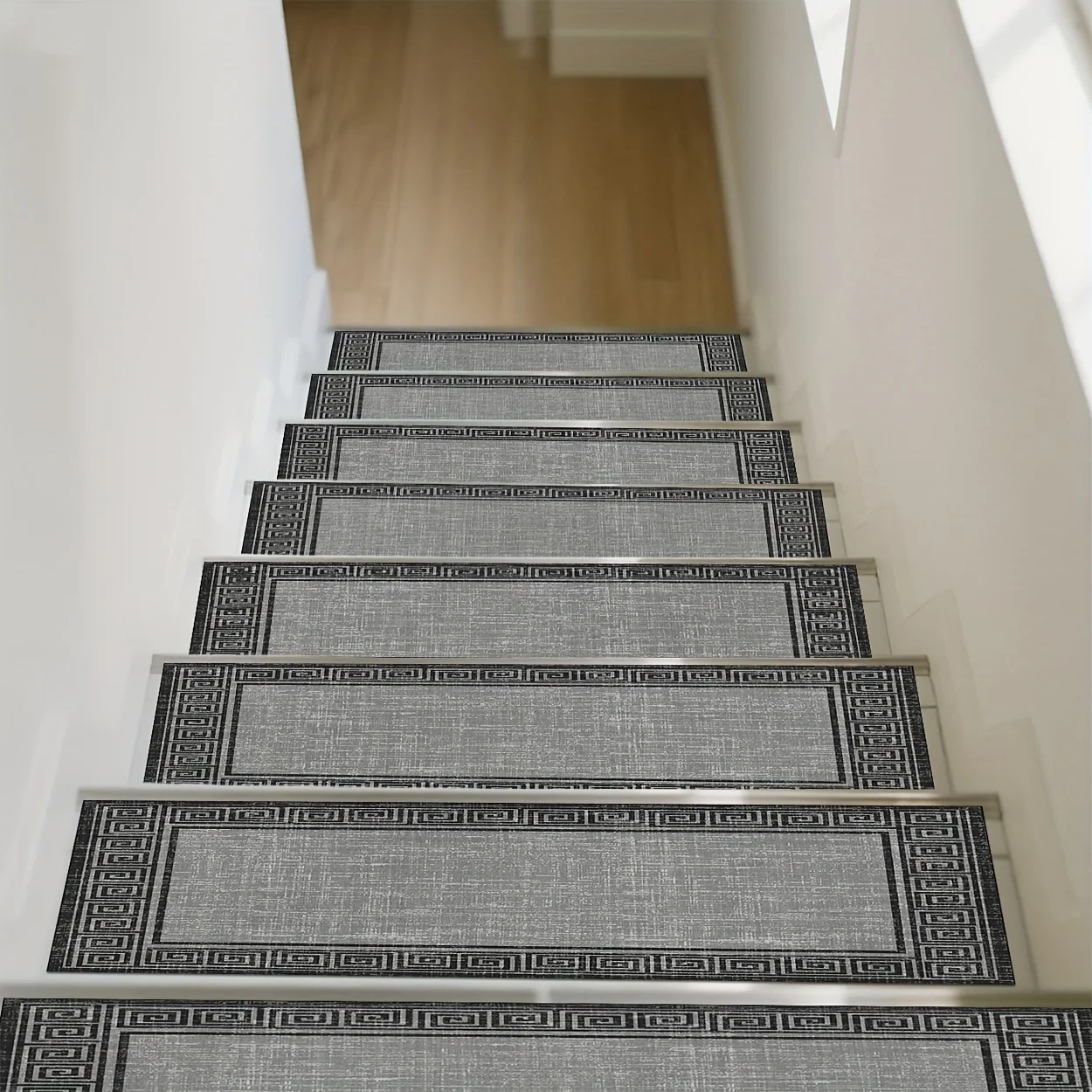 

1/7/15 шт. Модные нескользящие коврики для ступеней, 8x30 дюймов, защитные коврики для ступеней, коврики для ступеней с окантовкой для домашнего декора