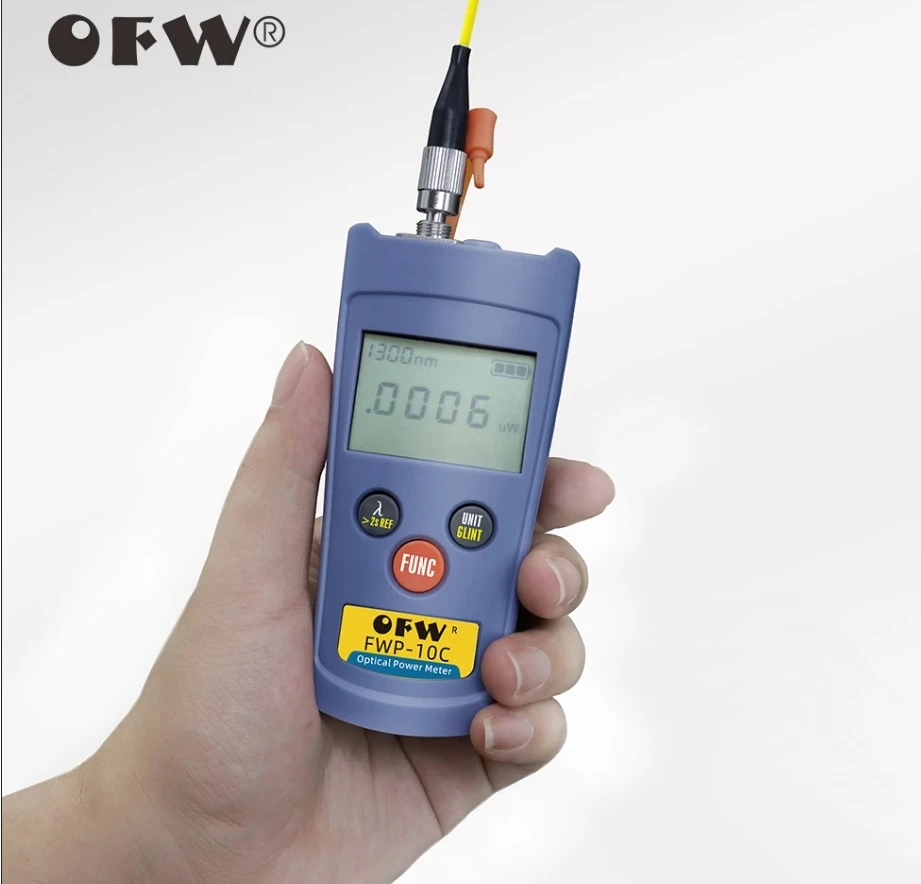 Fiber Optical Power Meter Optic Cable Tester -70~+6/ -50~+26dBm OPM FC/SC/ST Connector