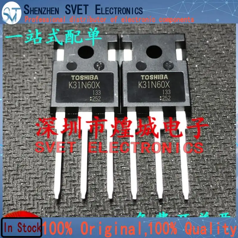 10PCS-50PCS  K31N60X K31N60W  TK31N60X TK31N60W MOS 600V 31A  Original In Stock Fast shipping