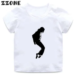 Boy and Girl Print Produced To Commemorate Michael Jackson T shirt Children Short Sleeve T shirt Summer Kids Baby Tops Tee