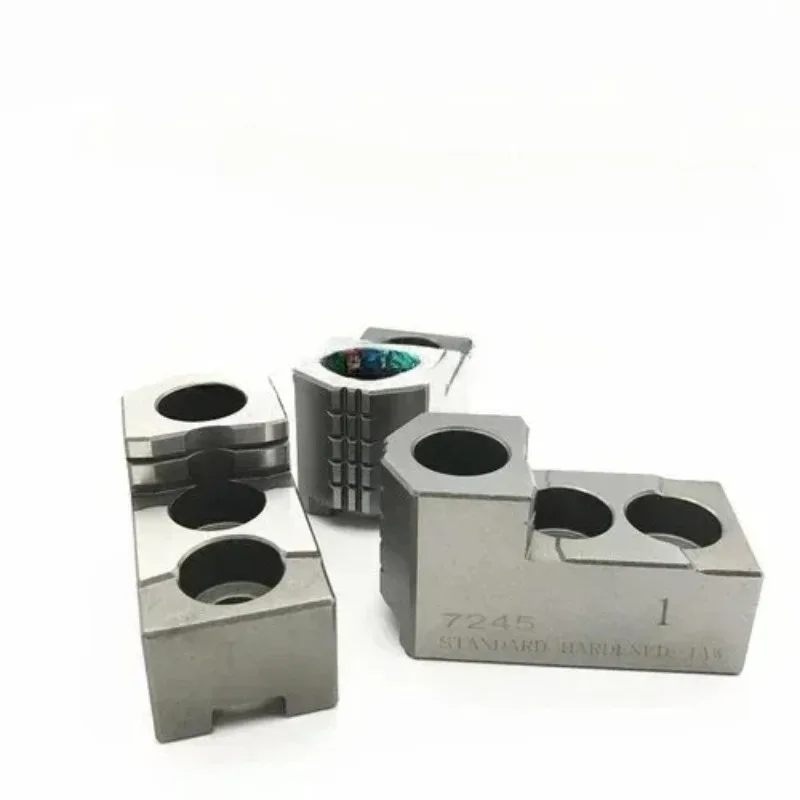 

Гидравлический трехкулачковый патрон с жестким когтем, прочные ступенчатые когти для токарного станка с ЧПУ, высокоточный стандарт, 5 дюймов, 6, 8, 10 дюймов