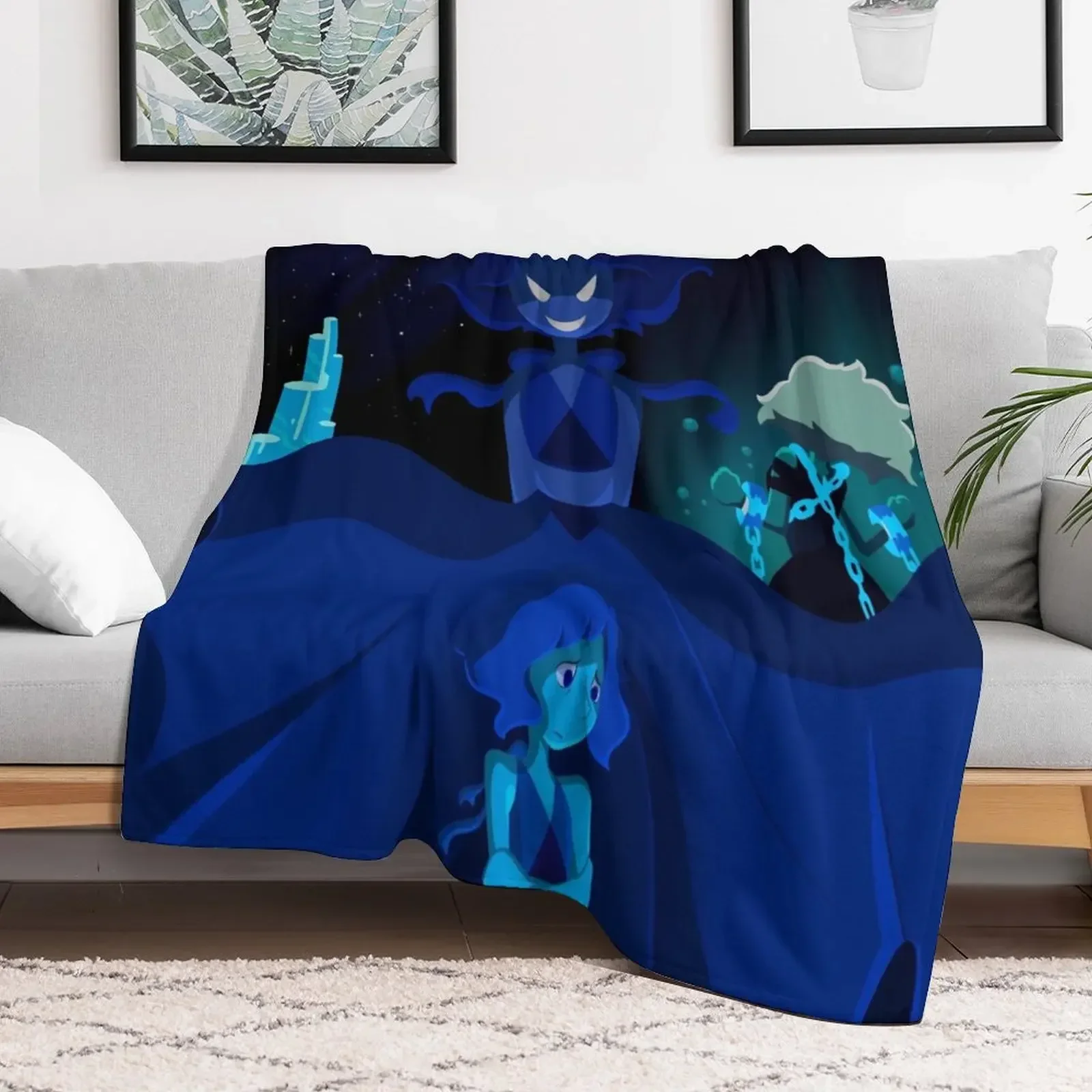 Lapis Lazuli Steven Universe Throw Blanket Weighted Decorative Sofas Furry Blankets For Bed Blankets