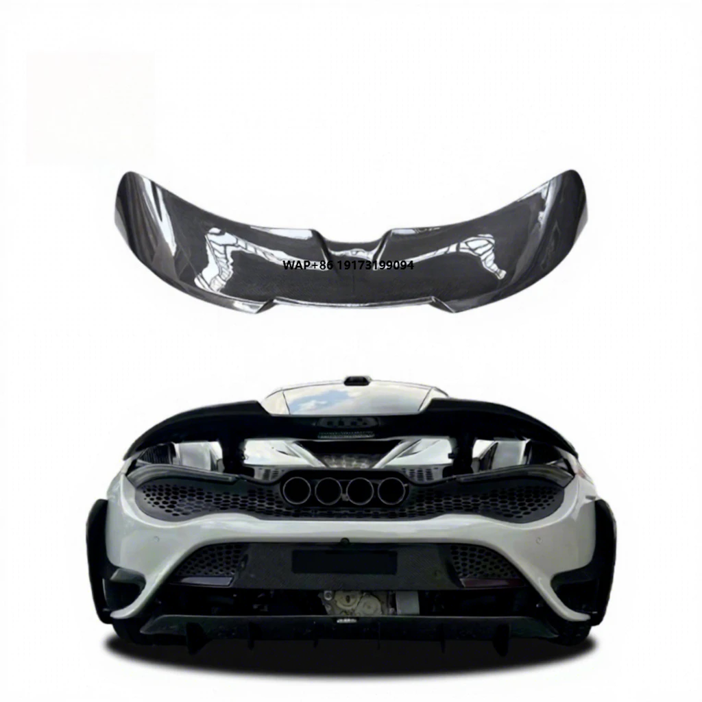For 720S Carbon Fiber Rear Spoiler Upgrade to 765Lt Style Car Wing Auto Exterior Decoration