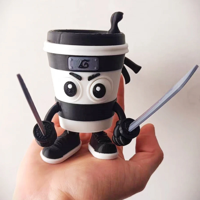 حار كابتشينو قاتل عمل الشكل تونغ تونغ ساهور الإيطالية Brainrot الكرتون حلية تحصيل لعبة للزينة