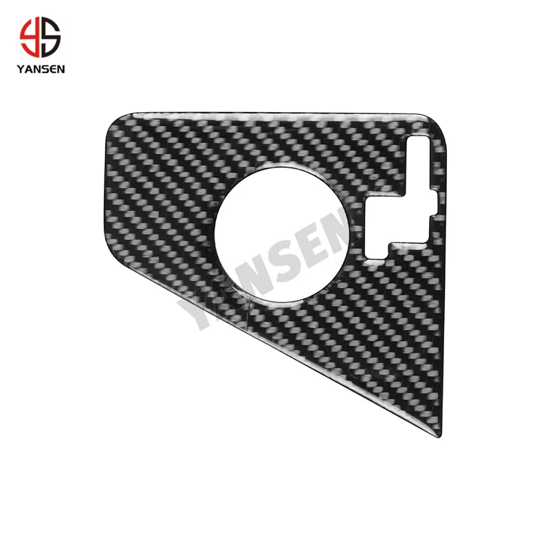 Car Interior Accessories For PROTON X50 Geely COOLRAY Real Carbon Fiber Central Control Gear Outer Frame Decorative Sticker