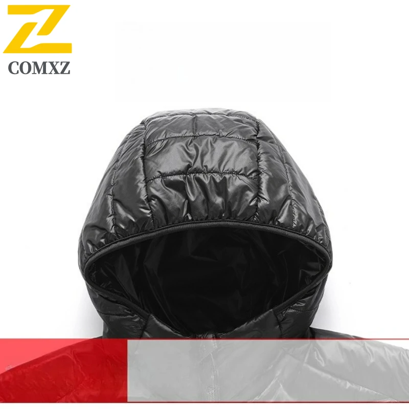 2025 New Down Jacket Men Winter Classic Hooded Outdoor Skiing Thickened Parka Camping Warm Windproof White Duck Down Coat​