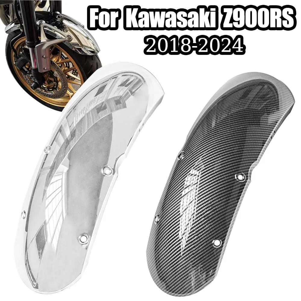 

Motorcycle Front Fender Extended Mudguard with Bracket for Kawasaki Z900RS Cafe Z900 RS ABS SE 2018-2024