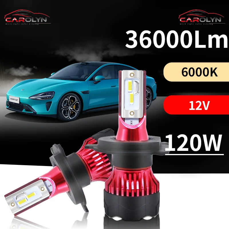 

CAMOTO 120W H7 LED Car Headlight H4 H11 Bulb 9012 H3 H1 H8 H9 9005 9006 9007 5202 9004 880 881 H27 9012 LED Car Light 6000K 12V