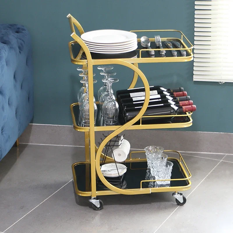 Designers Beauty Salon Rolling Cart Barber Shop Drawers Storage Creativity Salon Trolley Utility  Salon Furniture Carrinho FYST