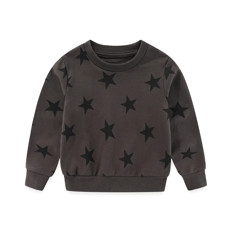 Metri di salto Design Felpe per ragazzi a righe Camion Car Ricamo Camicie con cappuccio Abbigliamento per bambini Top autunnali a maniche lunghe