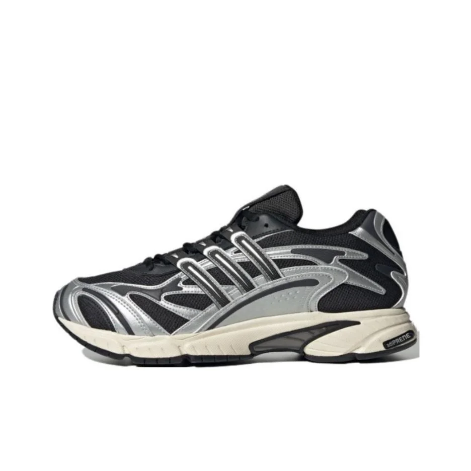 Adidas Temper Run 2.0 Slip Resistant Abrasion Resistant Low top Chunky Sneakers Unisex Black JR9559