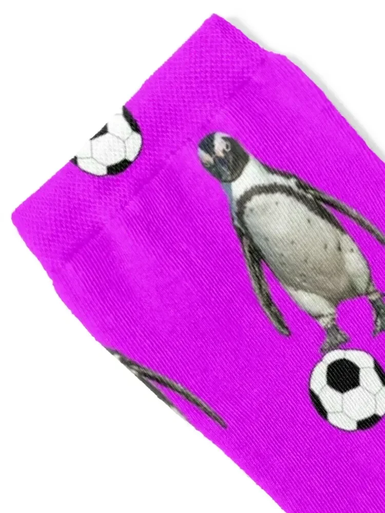 Calcetines de pelota de fútbol pingüino novedades de verano medias hombre calcetines mujer