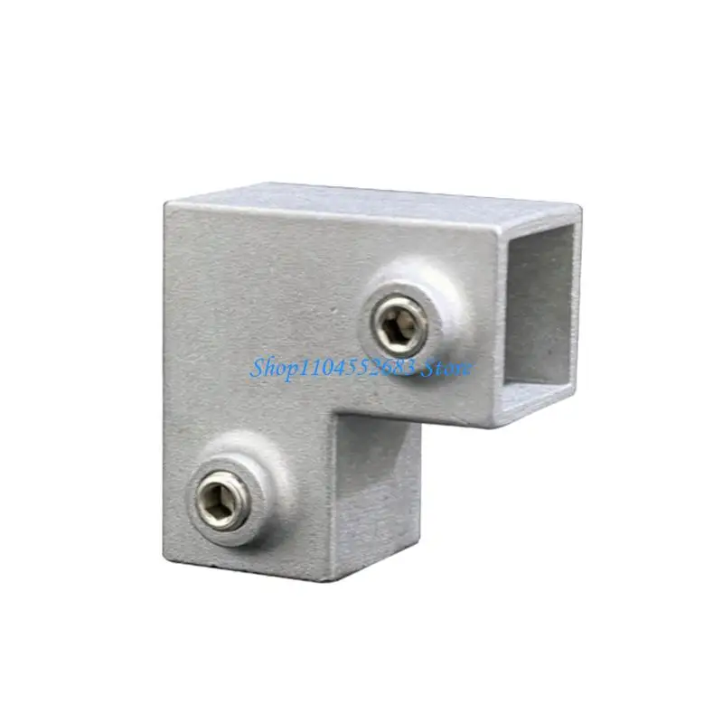 

Y6GD Aluminum Alloy Pipe Fittings 20x20mm Square Tube Connector Easy to Install