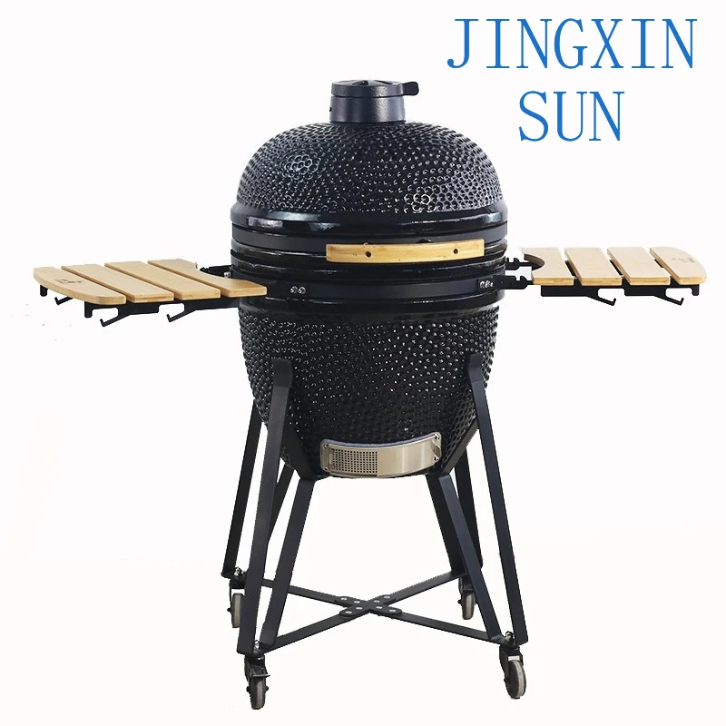 Outdoor BBQ Restaurant Steak Cuisine Smoked Multifunctional Large 22 Inch Ceramic BBQ Grill