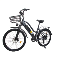 ORLMS CITY26  Adult Electric Bike 500W Motor 48V15Ah Battery City Commuter Electric Bicycle 26 Inch Tire City E-Bike