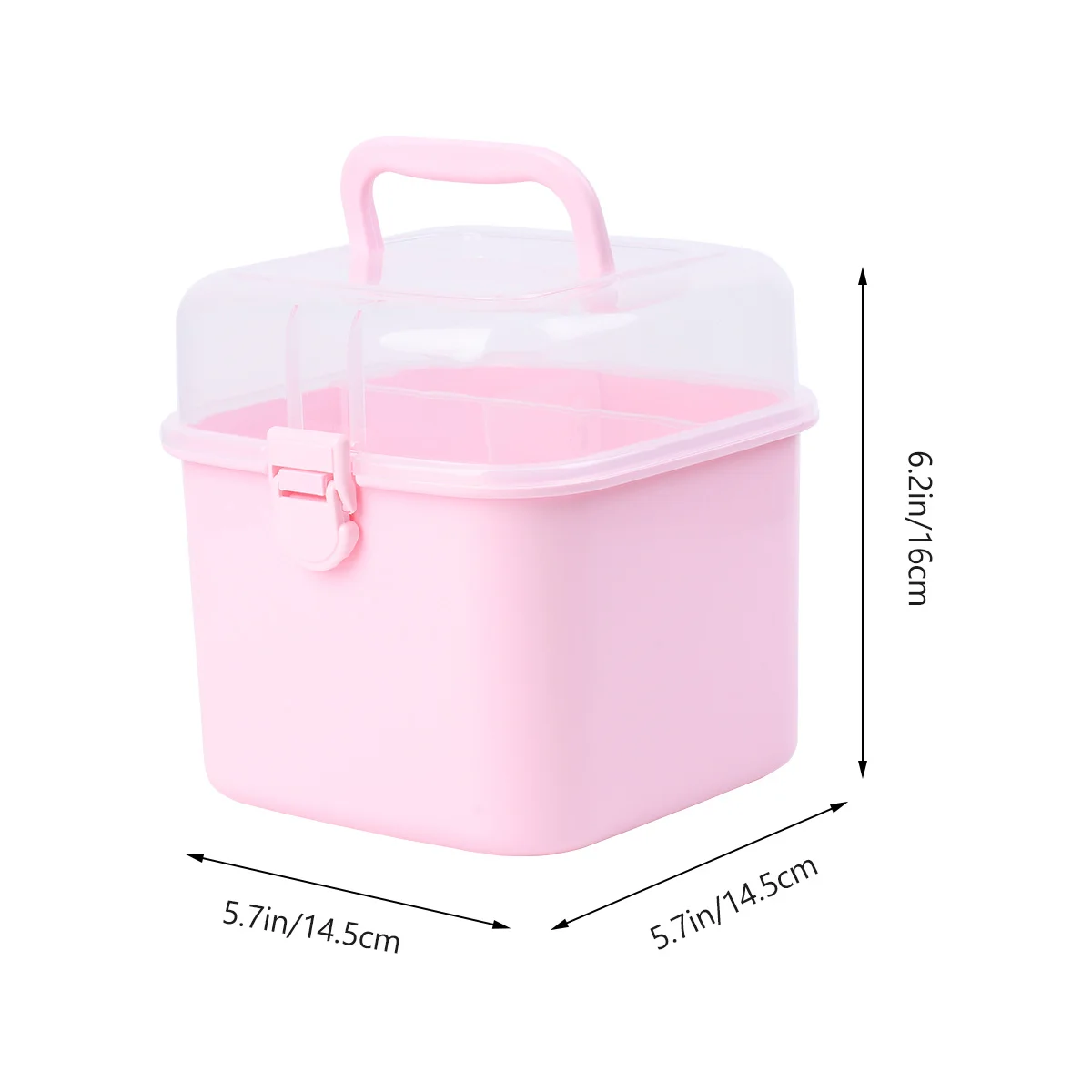 1 قطعة صندوق دواء الطوارئ قسط البلاستيك متعدد المقصورات تخزين الحاويات للاستخدام الداخلي في الهواء الطلق مزلاج #4