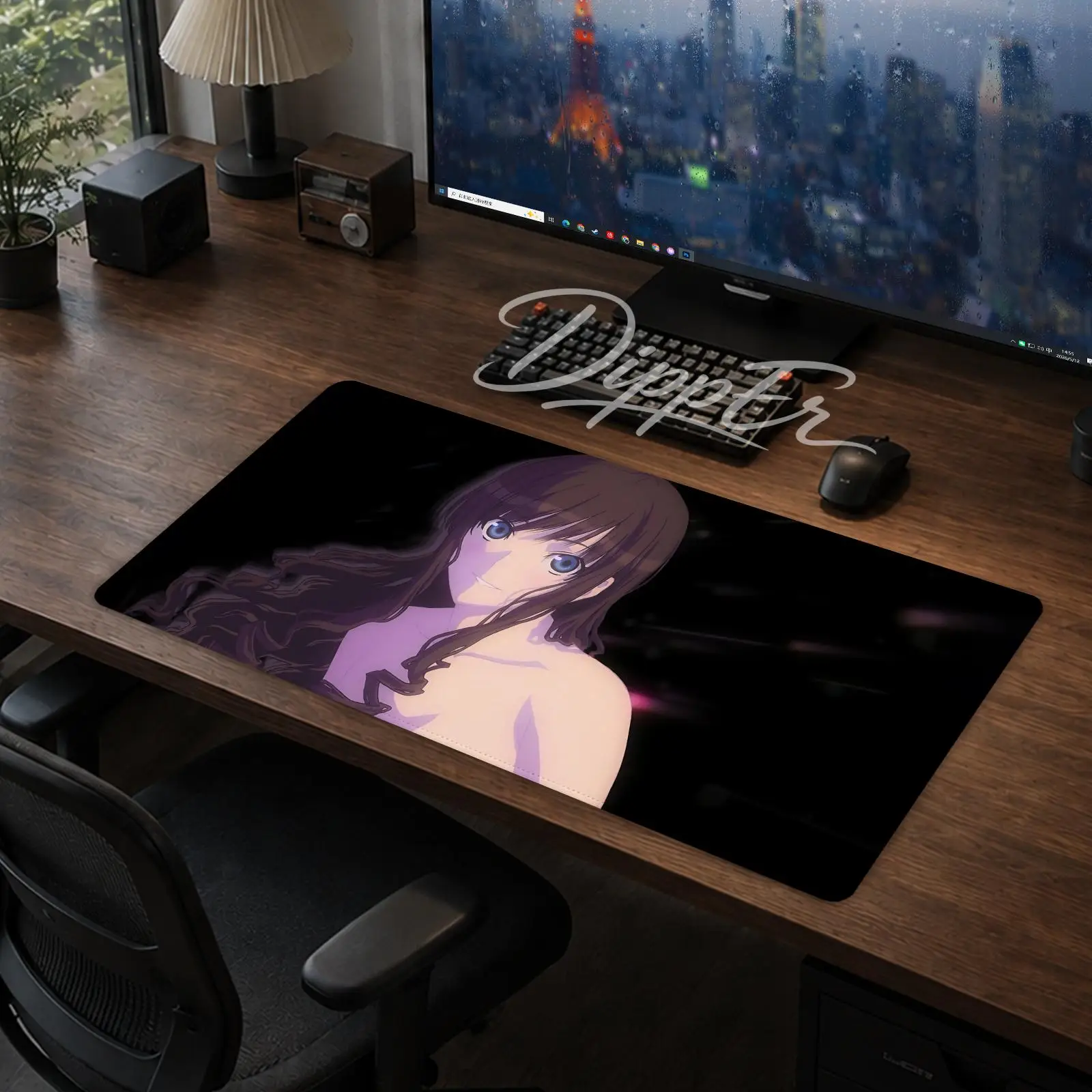 Amagami Mouse Pad Office Large Desk Mat Gaming Mousepad Rubber Bottom Non-Slip Cushion 900X400